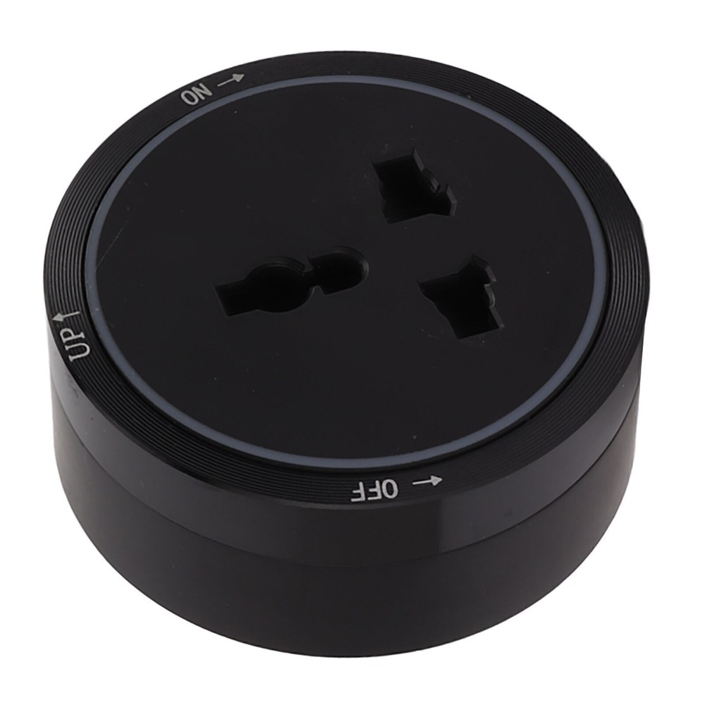 Electrical Outlet Track Socket Black Horizontal Removable Electrical Wall