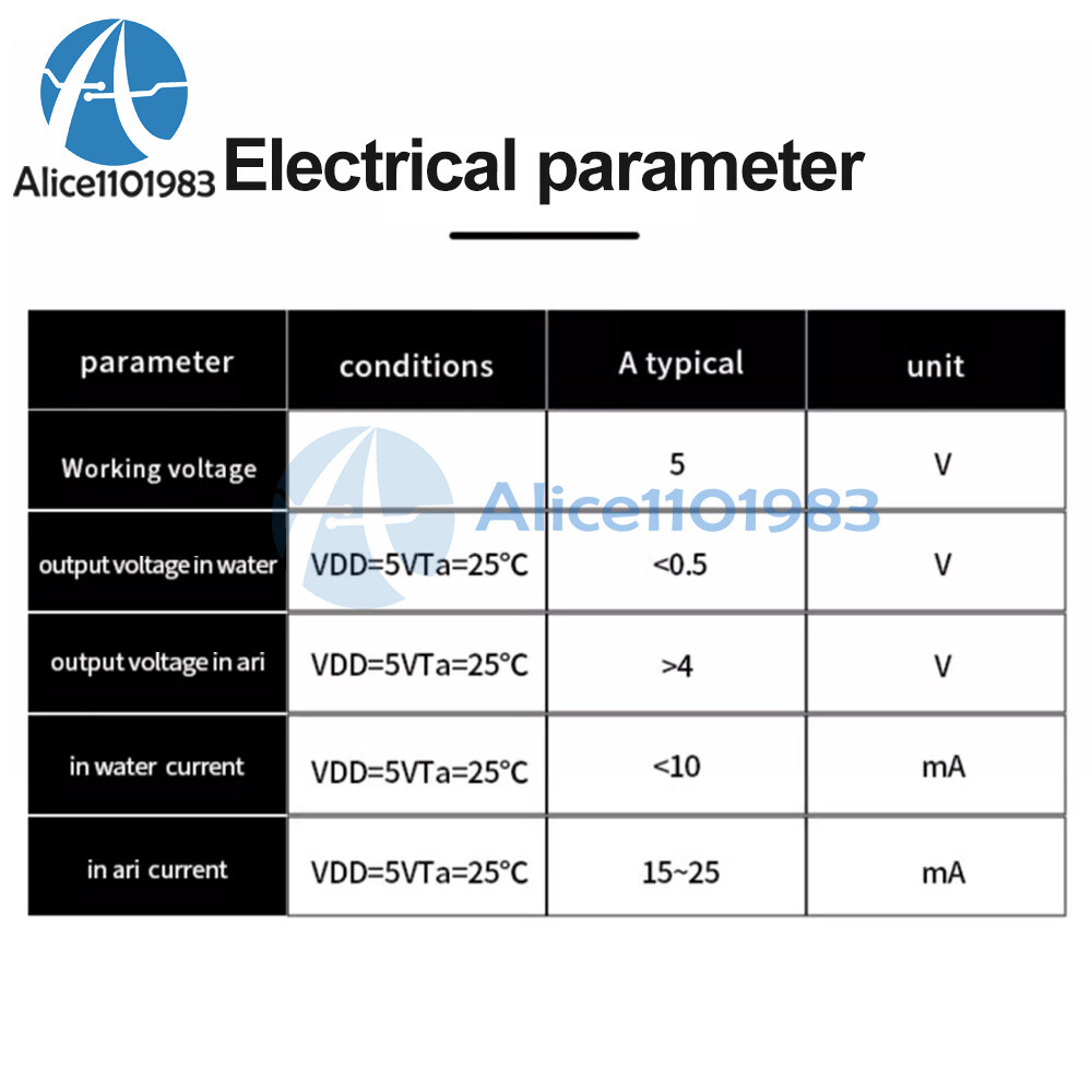 DC3.3V-5V Water Level Sensor Water Flow Switch Pipeline Liquid Level Detection