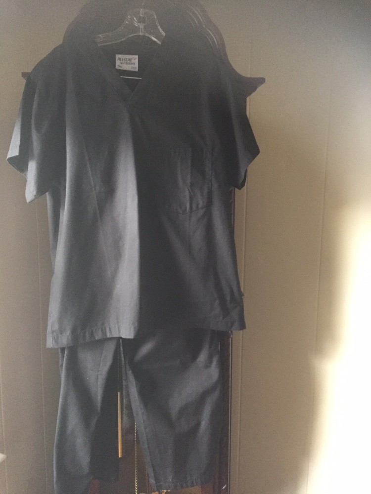 All Star Black Small Scrub Set