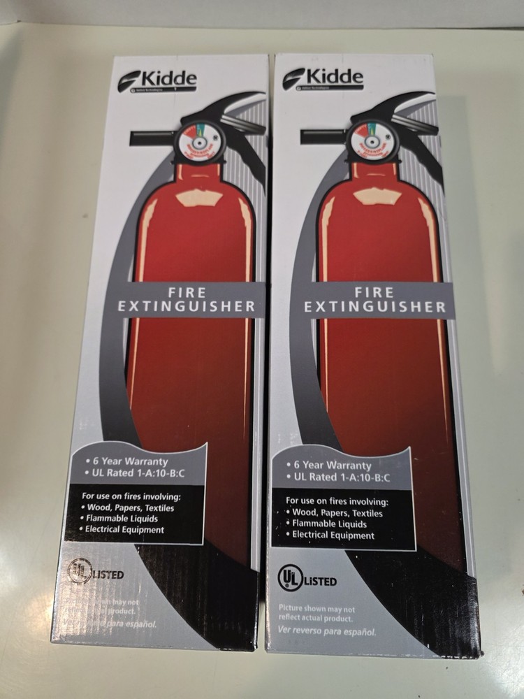 2 Kiddie Fa110g Multi-purpose Fire Extinguishers