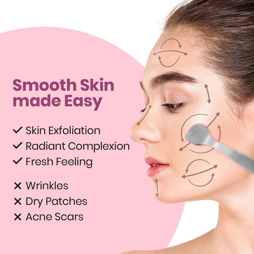 Lindo Beauty Buffer - Microdermabrasion Tool, Diamond Infused, Embedded Silic...