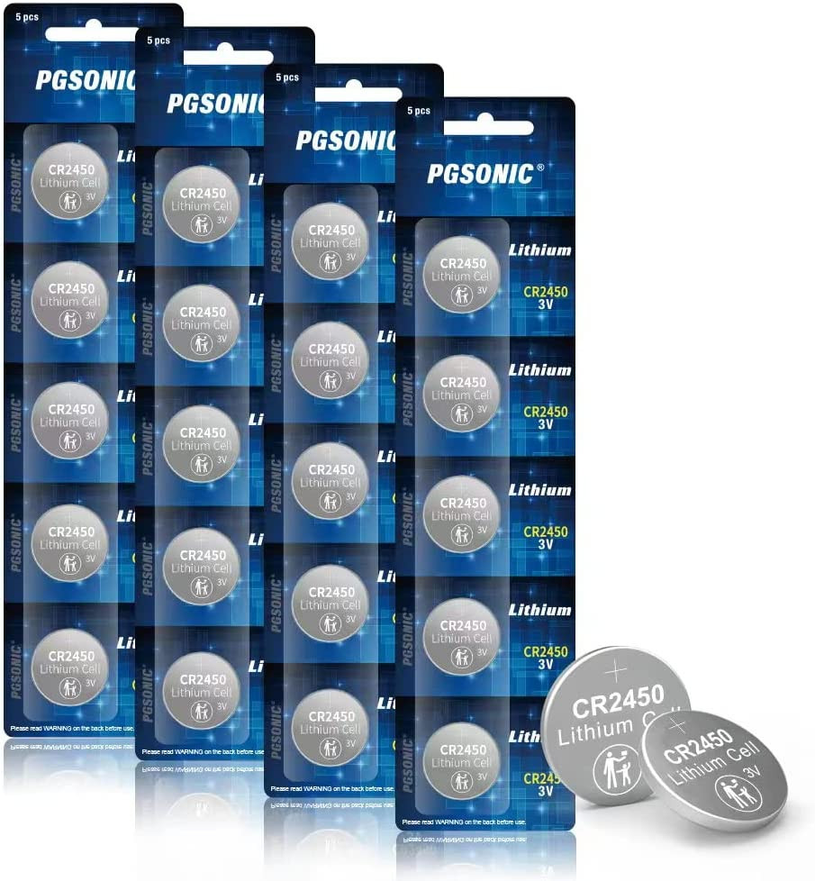20 Pack CR2450 3V Lithium Coin Battery