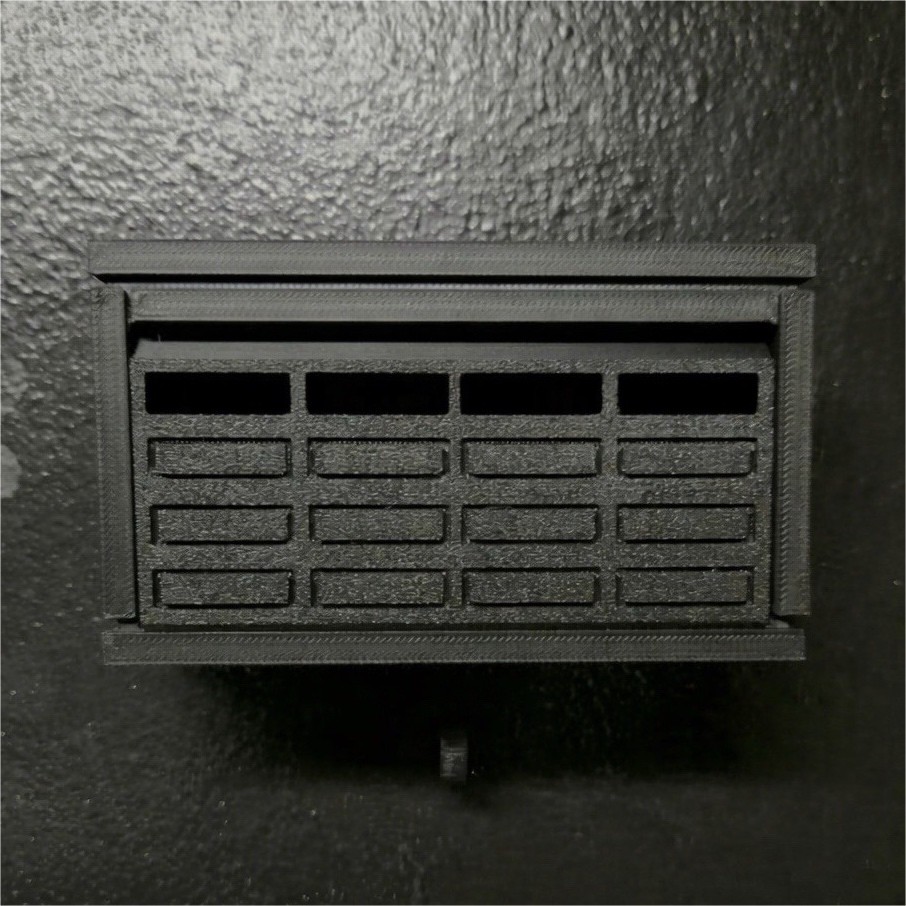 Automatic Garage Door Key Hook Wall Mounted Plastic Black Beige Shape