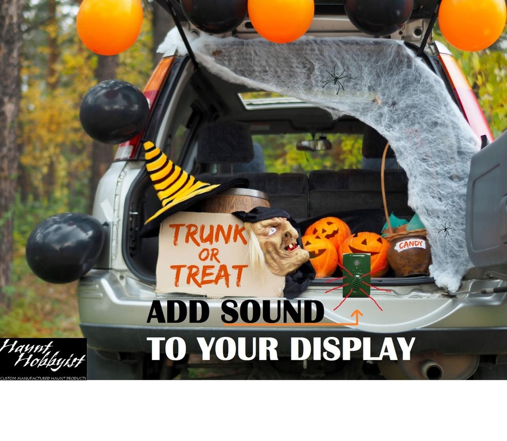 SCREAM BOX BASIC Halloween 2025 Sensor Programmable Car Speaker Trunk or Treat
