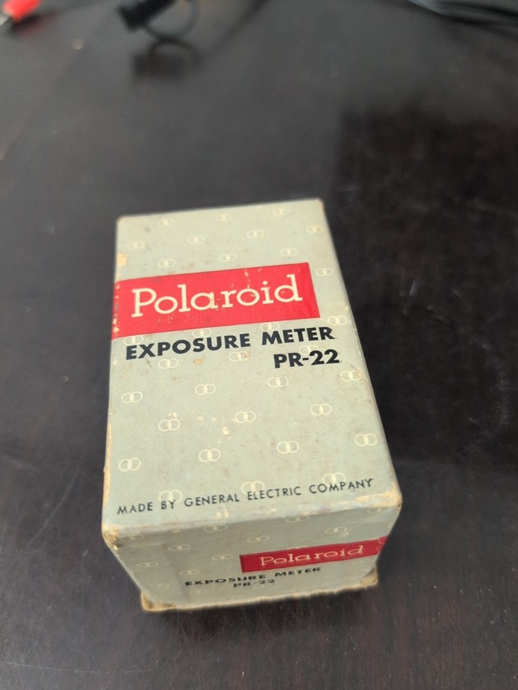 Polaroid PR-22 Exposure Meter w/ Original Box Vintage Untested