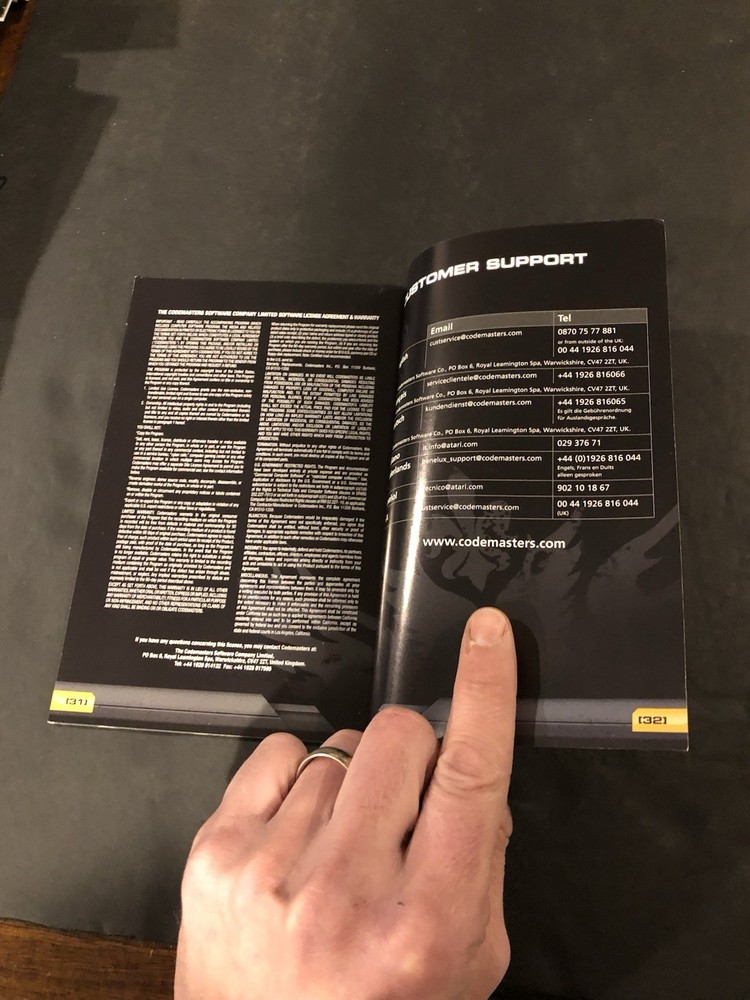 grid xbox 360 Manual only