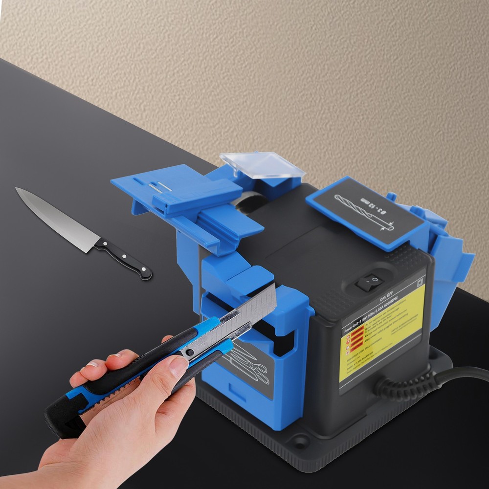 Electric Multitask Sharpener for Knives, Scissors & Drill Bits – 110V 96W