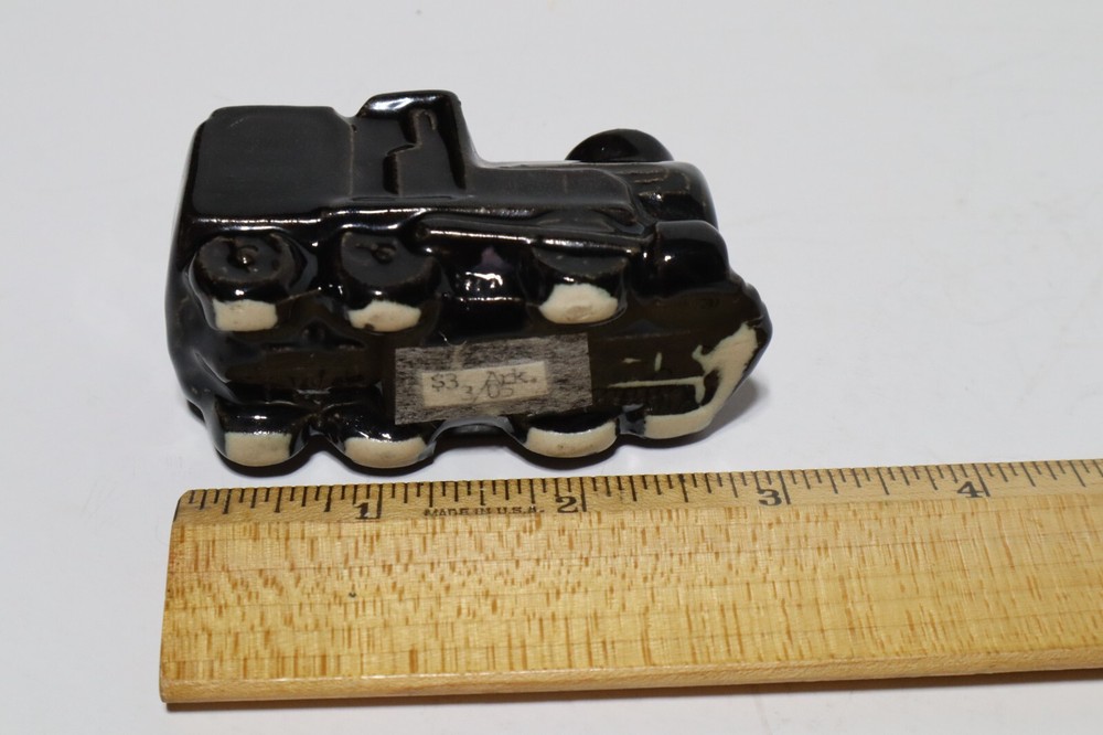 Black Train Engine Toothpick Holder