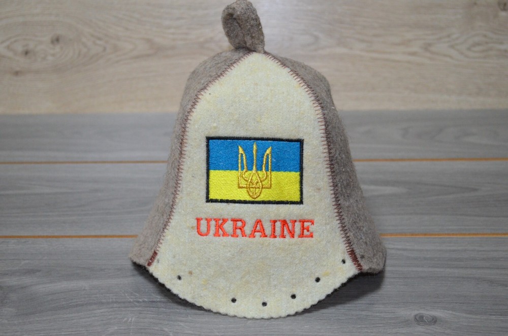 Sauna hat wool Ukrainian Sauna hat Sauna Felt Українські шапки для сауни лазні