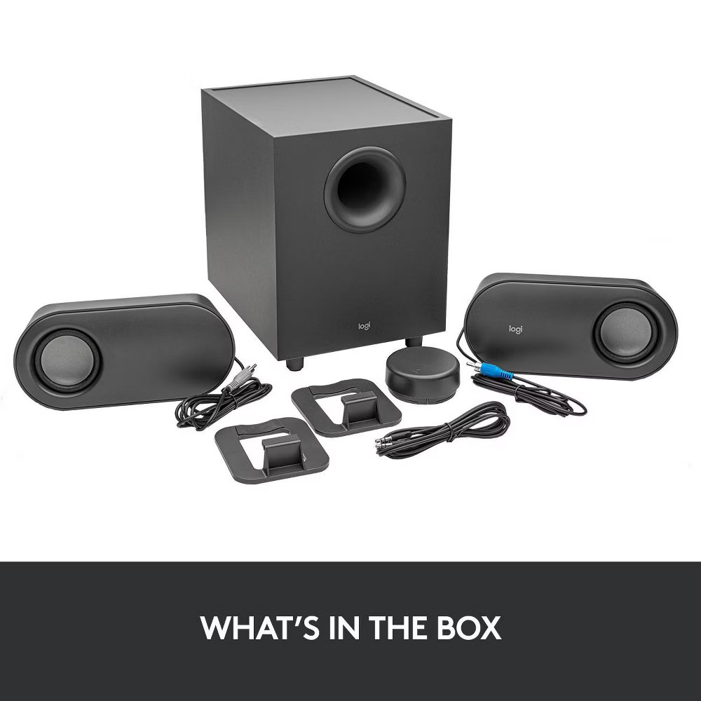 Logitech Z407 Bluetooth Computer Speakers and Subwoofer with Wireless Control: