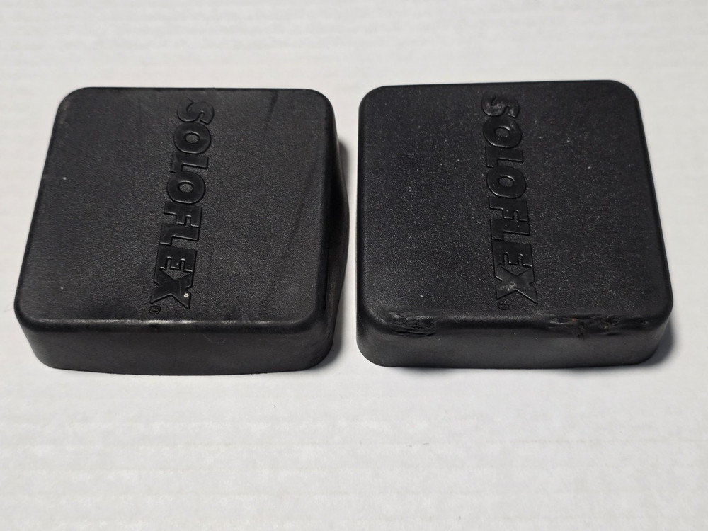 Soloflex 3" Rubberized End Cap Pair OEM