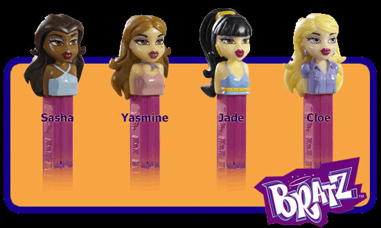 PEZ - Bratz Series - Choose Character and Condition form Pull Down Menu