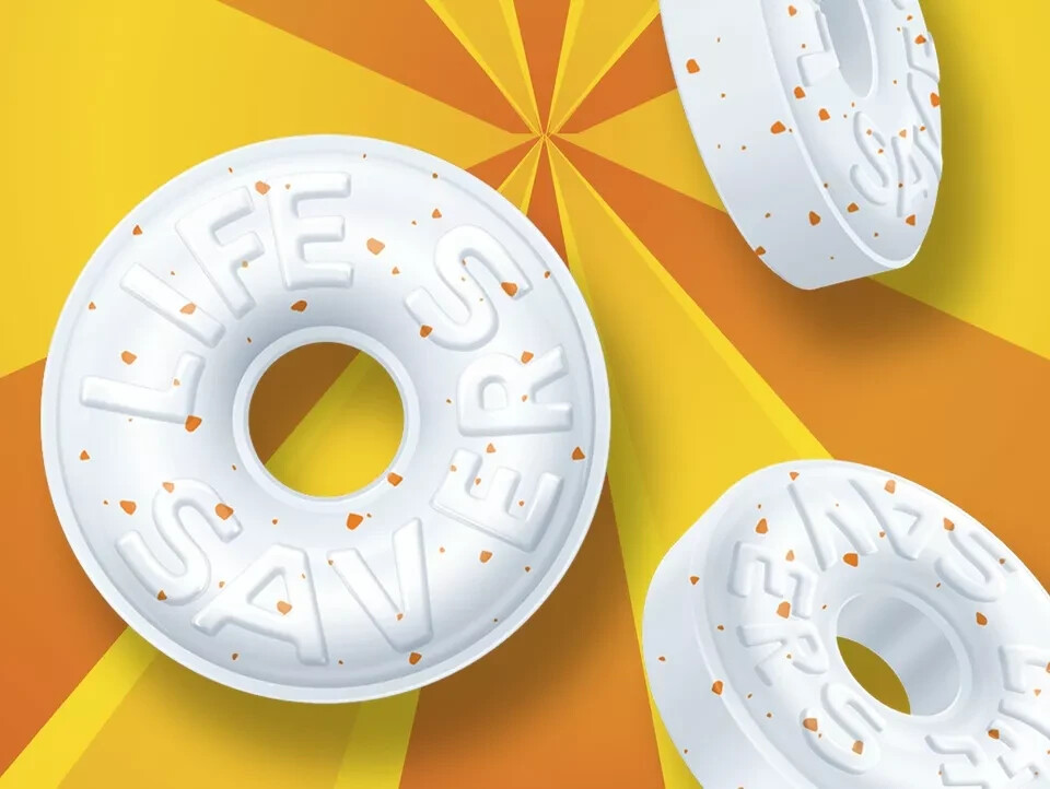 2x LIFE SAVERS Orange Mints Candy - 6.25 Ounce Each