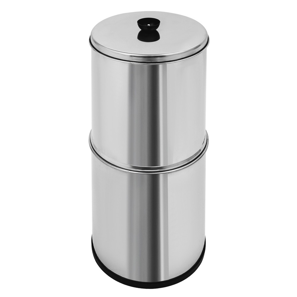 8.5L Gravity-Fed Water Filter Countertop Water Purification System w/2 Filters