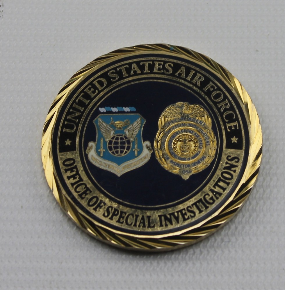 Air Force AFOSI SES Executive Director Challenge Coin