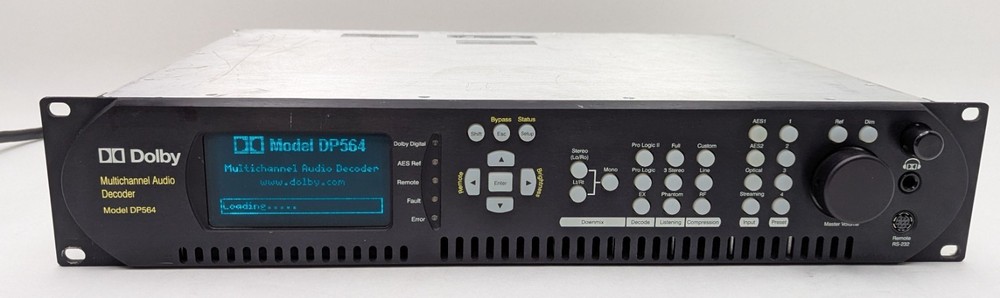 Dolby DP564 Multichannel Audio Decoder Reference Monitoring Tool AC3 PCM 5.1 2U