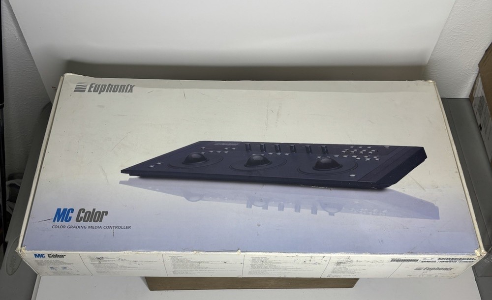 Euphonix MC Color Grading Trackball Control Surface Video Color Controller READ