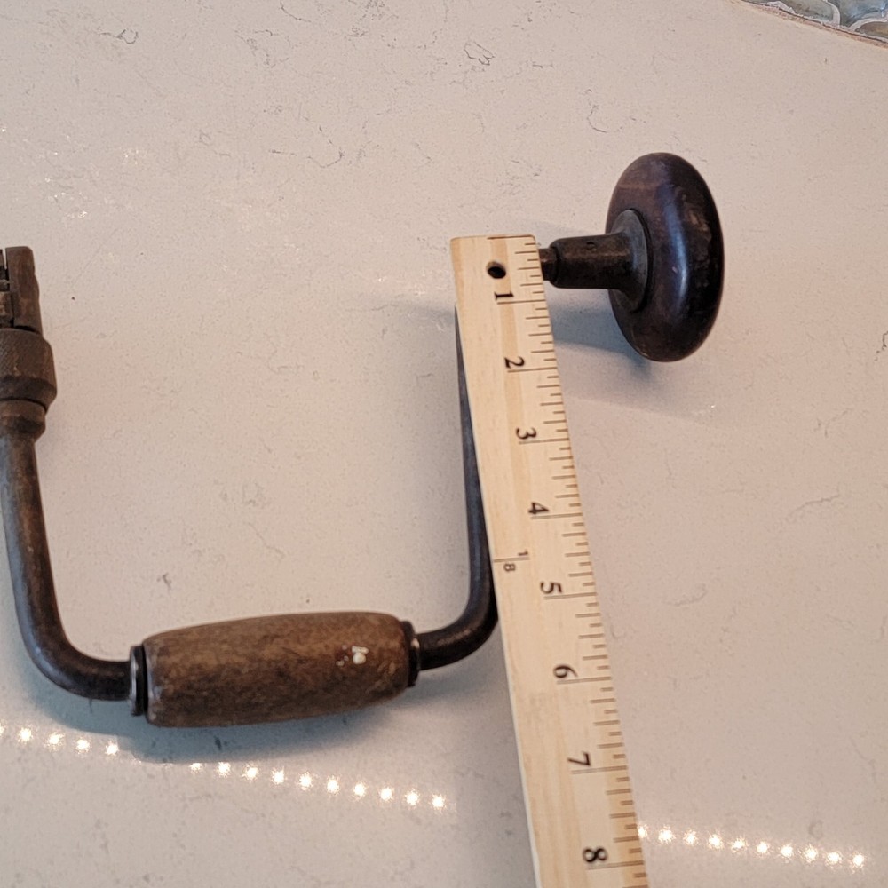 Antique 1920s Hand Drill Primitive Kitchen Tools Decorating