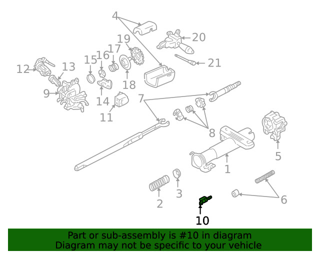 Genuine GM Lock Pin 26045870