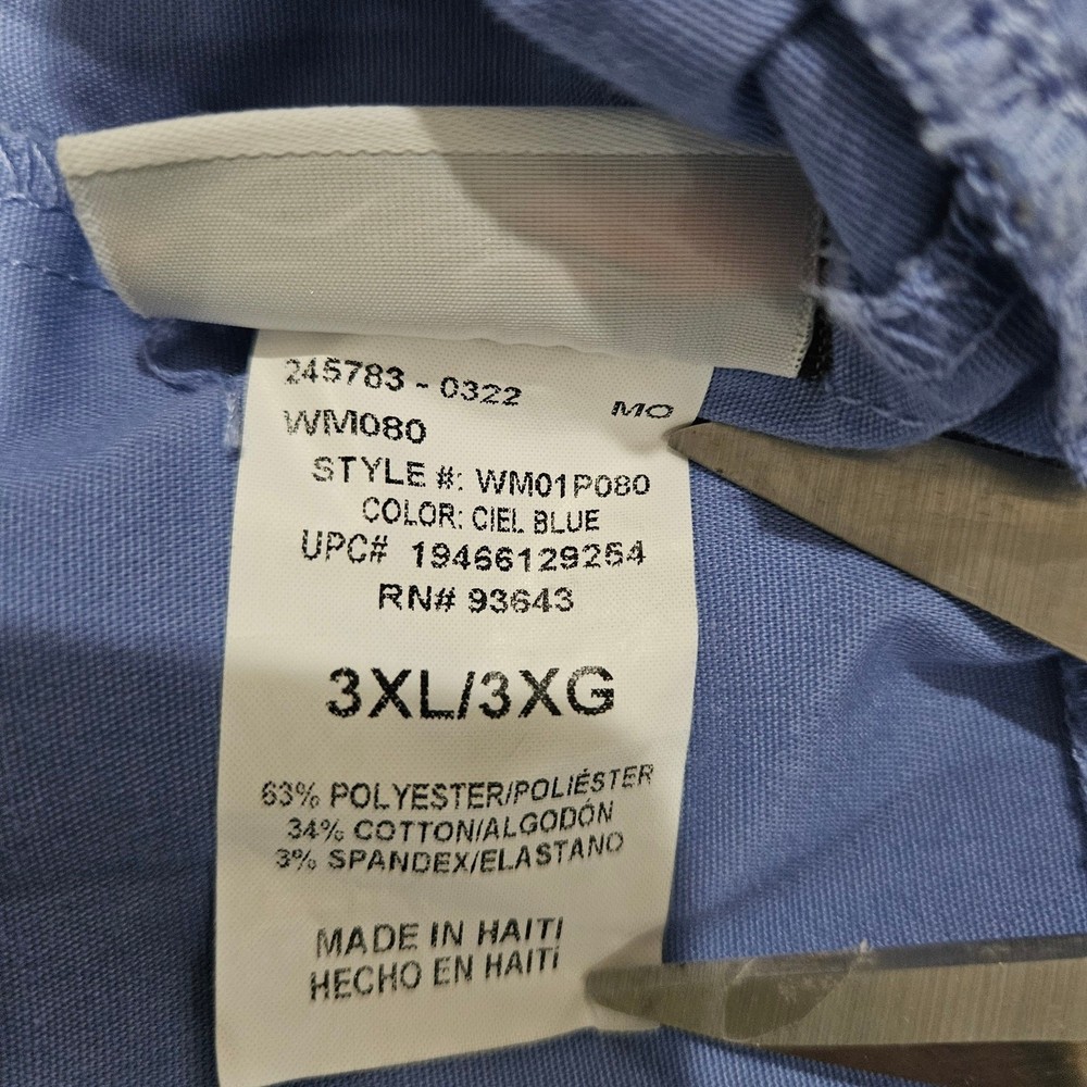 2 Piece Scrub Star 3XL Light Blue Scrub Set