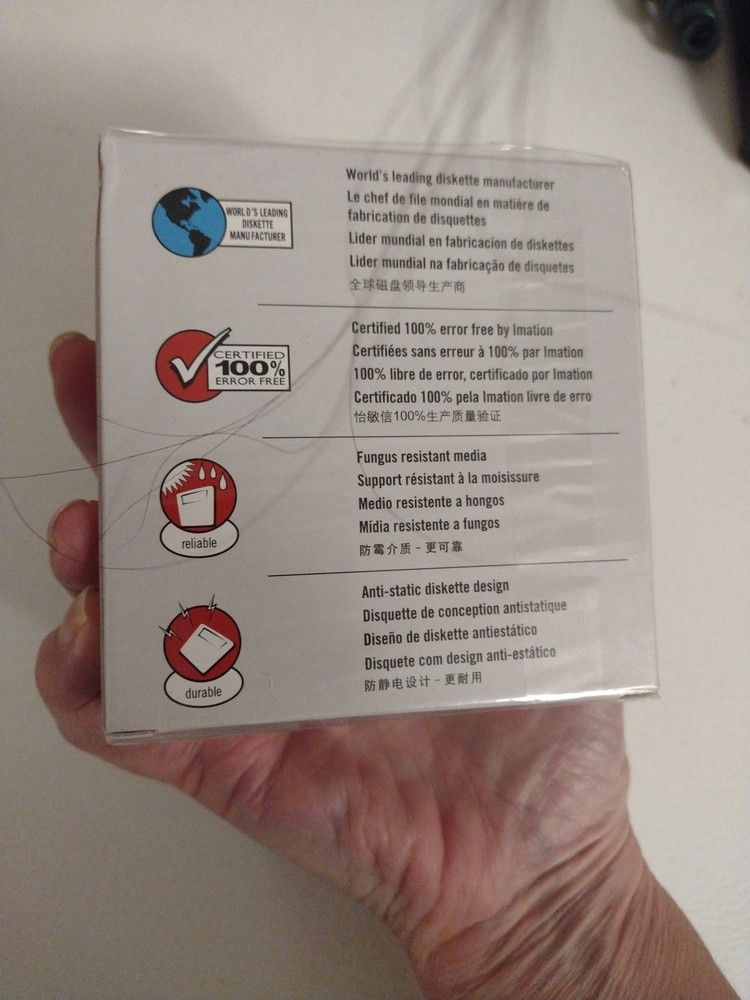 Imation 10 Pack Diskettes 1.44 MB 2HD