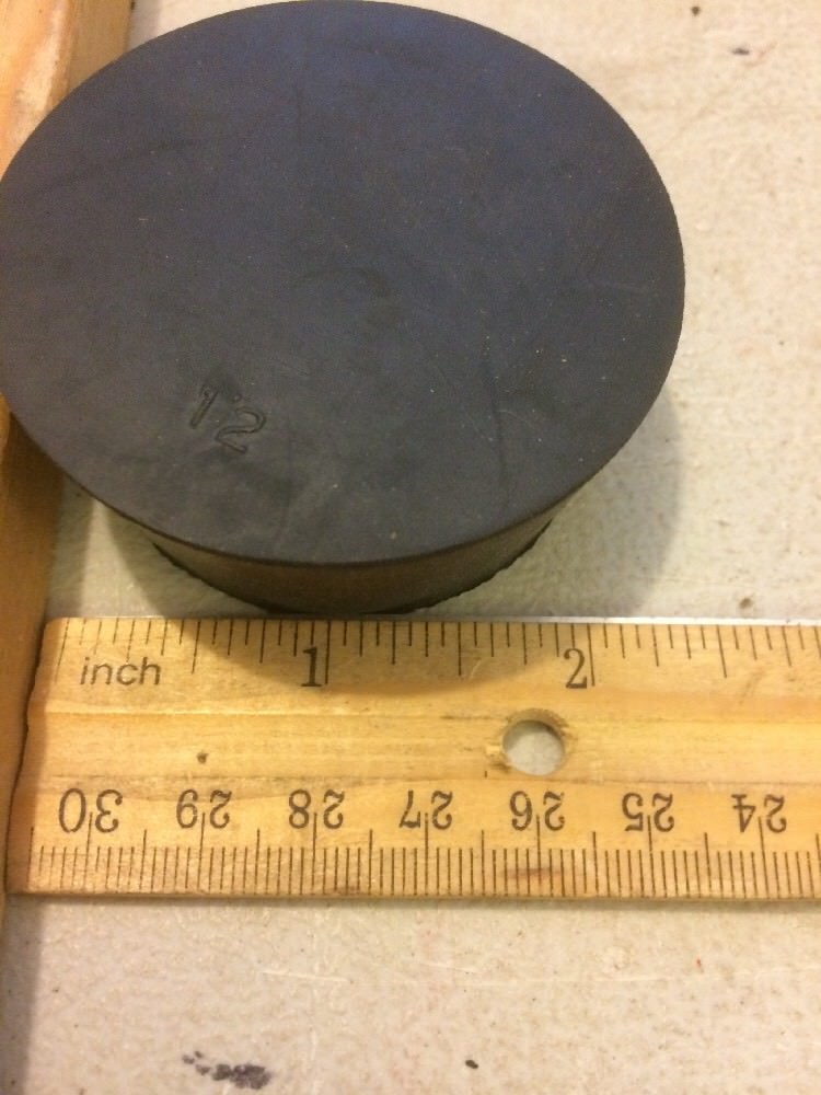 LABORATORY STOPPERS NEW OLD STOCK SIZE 12 SOLID 5 PER BAG STEAMPUNK