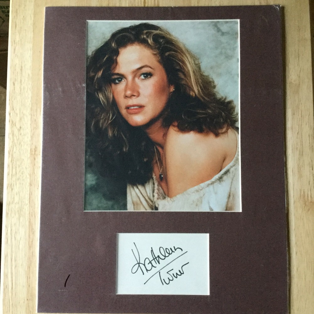 Original Kathleen Turner Autograph