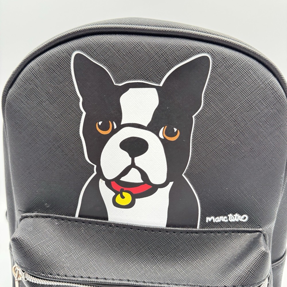 Marc Tetro Black Boston Terrier Mini Backpack