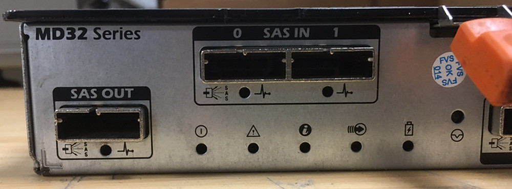 Dell PowerVault MD32 6GB SAS iSCSI Controller Module E02M E02M002