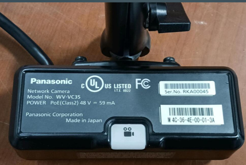 Panasonic i-Pro Network Dash-Cam Camera WV-VC35