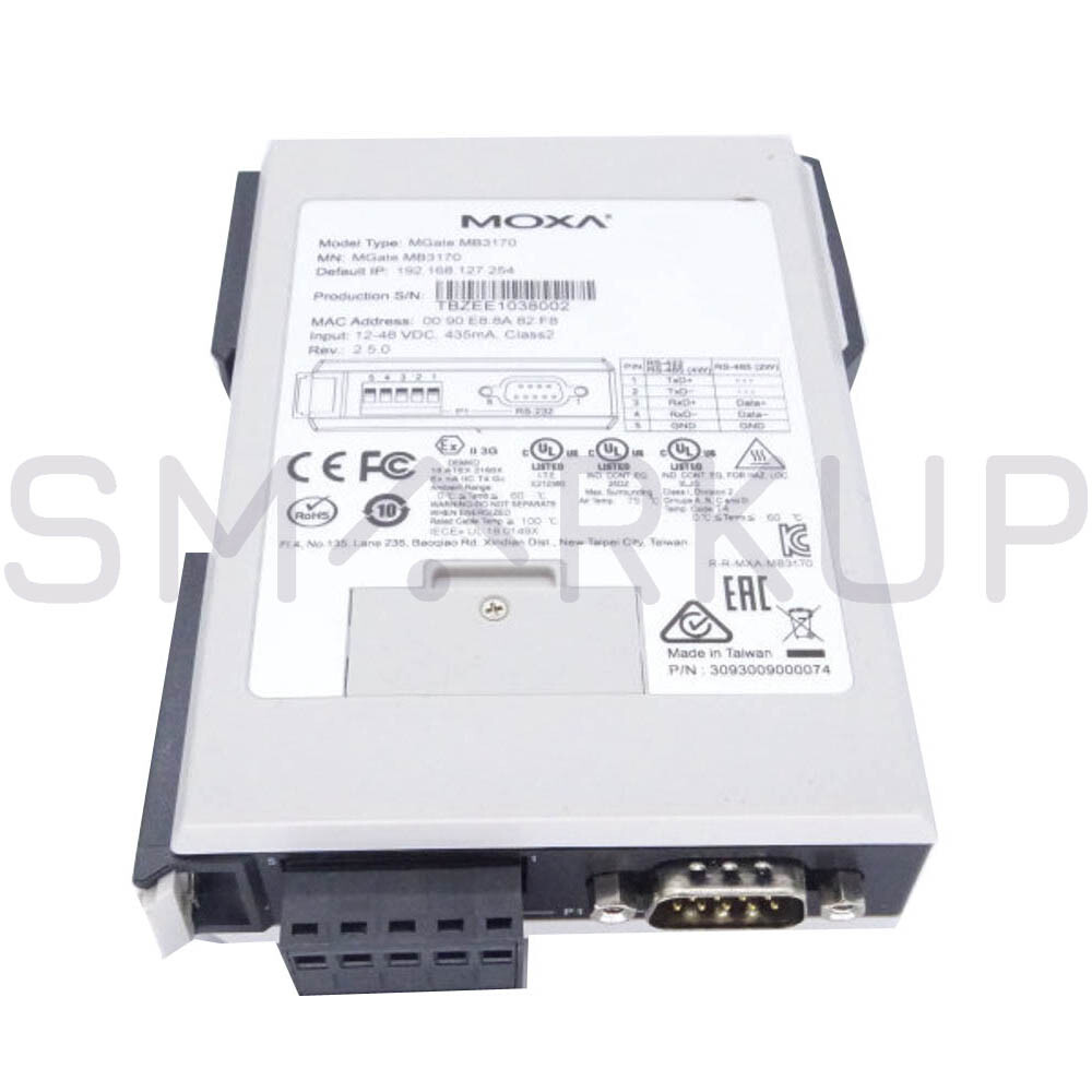 Used & Tested MOXA MGate MB3170 Advanced Modbus Gateway