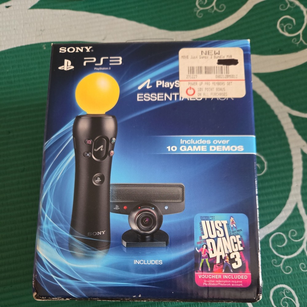 Sony Playstation 3 Move Essentials Pack PS3 Motion Control Eye Camera Open Box