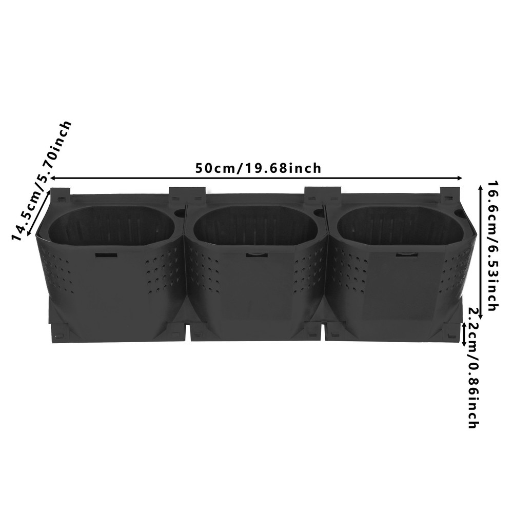 36-Pot Wall-Mounted Planter Set Vertical Garden Planter with Irrigation System