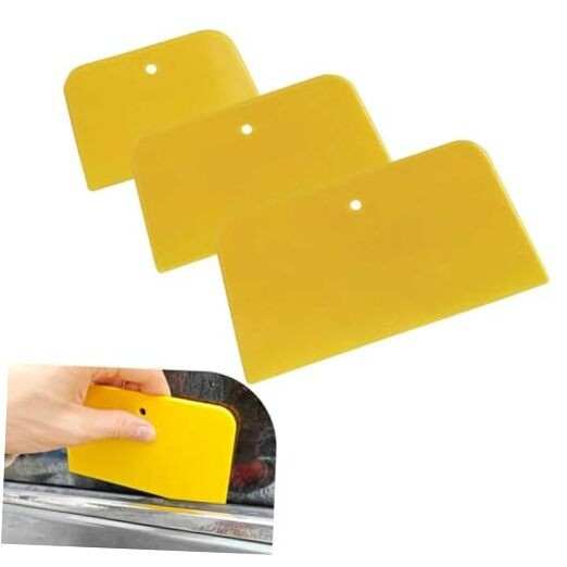 3 PCS Car Scraper, 4" 5" and 6" Multi-purpose Soft Scratch-resistant Plastic