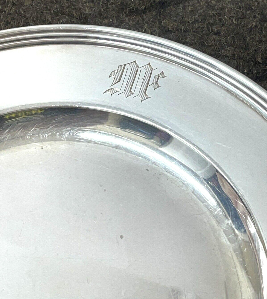 ONE. International sterling H413 Serving/Bread Plate, 71.5 Grams Average