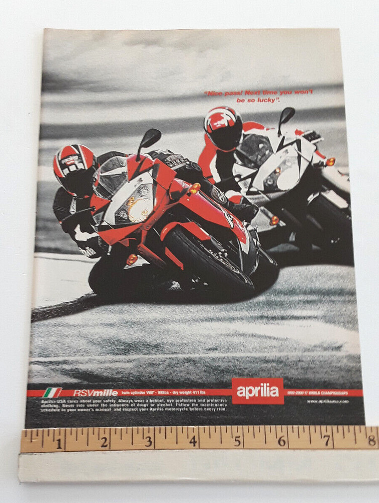 APRILIA RSVmille ORIGINAL 2000 AD