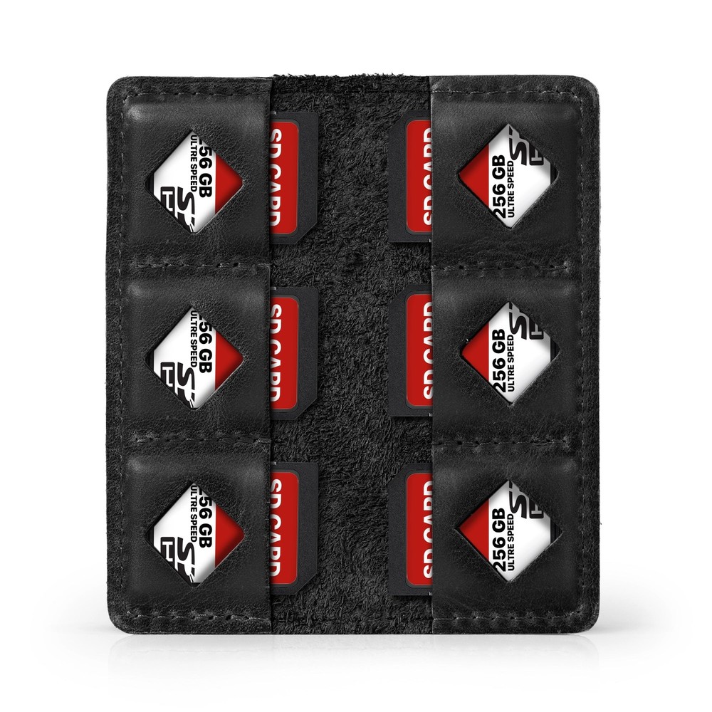 Personalized Leather SD Card Holder, Nintendo Switch Game Case