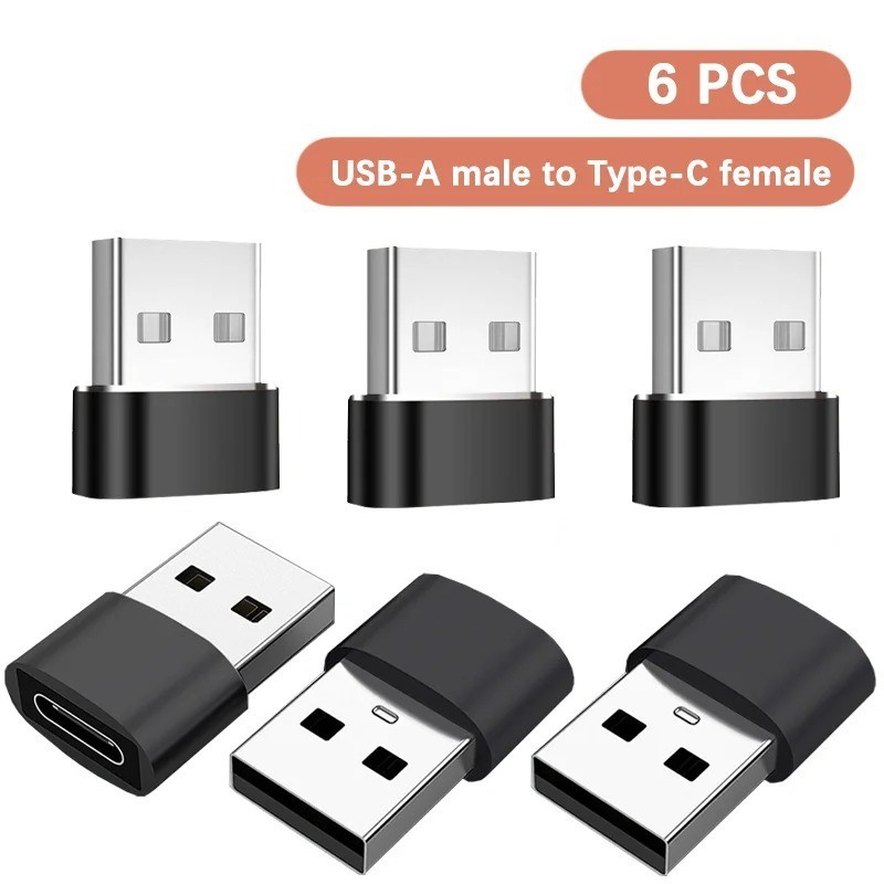 USB to USB-C Converter Adapter – Fast Charging & USB 2.0 Data Transfer