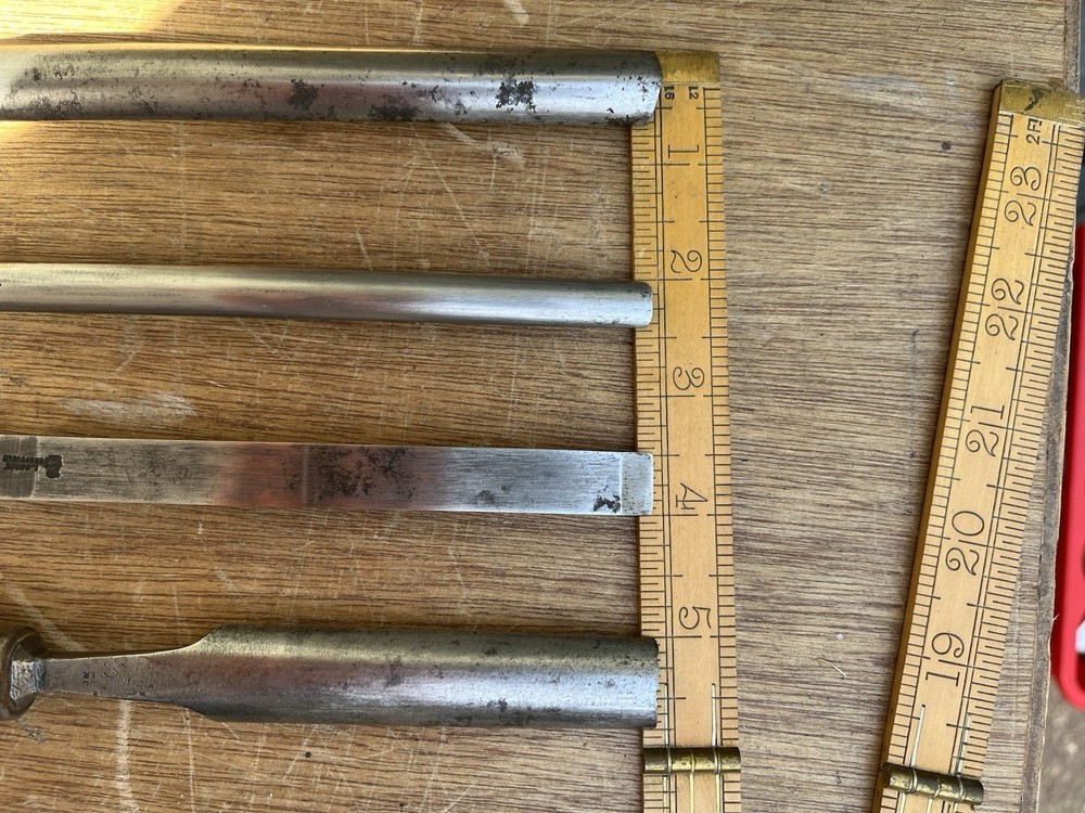Set Of Vintage Paring Gouges By Sorby & Marples Patternmakers Carpentry Tools