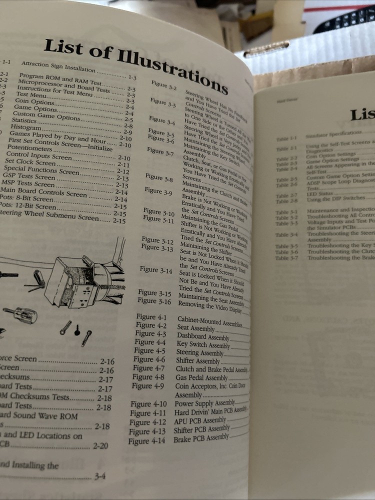 Hard Driven Atari Drivin Arcade Game Manual