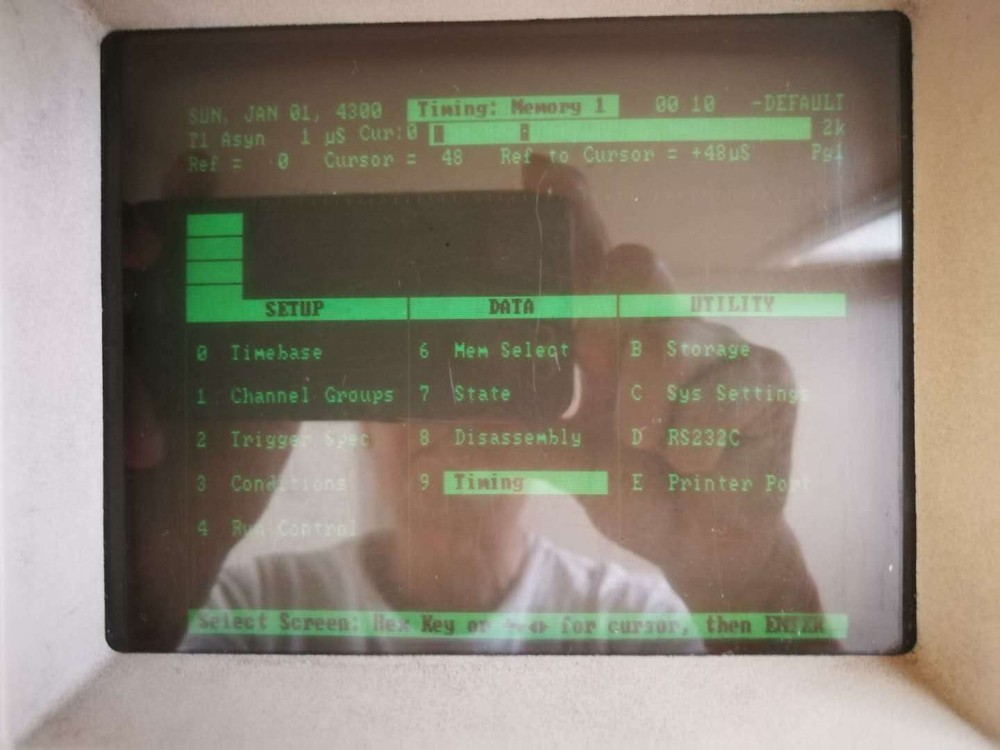 Tektronix 1230 Logic Analyzer Asynchronous Sampling