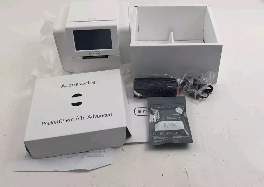 Arkray Compact HbA1c Analyzer PocketChem A1c Advanced rt-100 COMPLETE SET