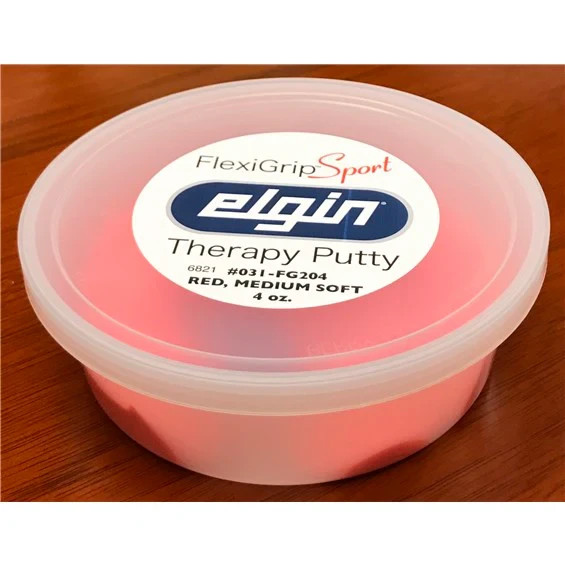 FlexiGrip SPORT Therapy Putty, 4oz, Red, Medium Soft