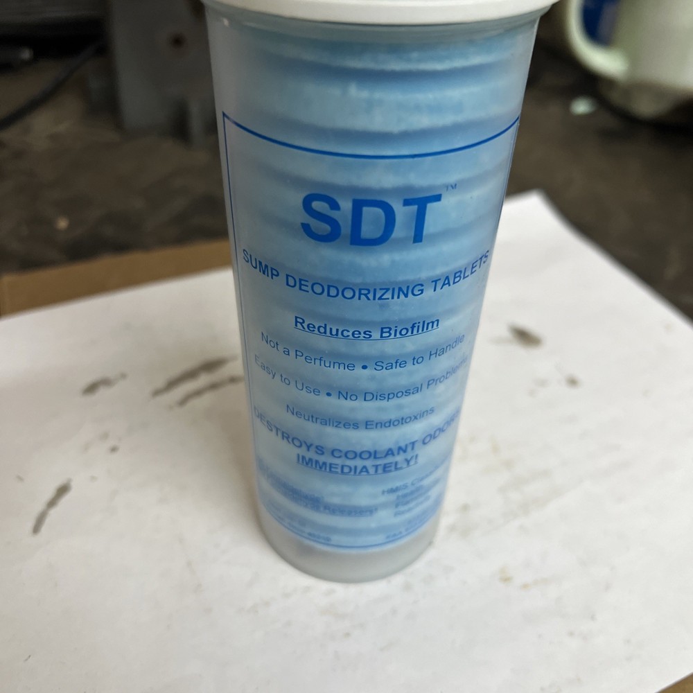 SDT Sump Deodorizing Tablets Coolant odor destroyer