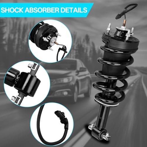 Pair Front Struts Shock Absorber Assembly w/Electric Replacement for Cadillac