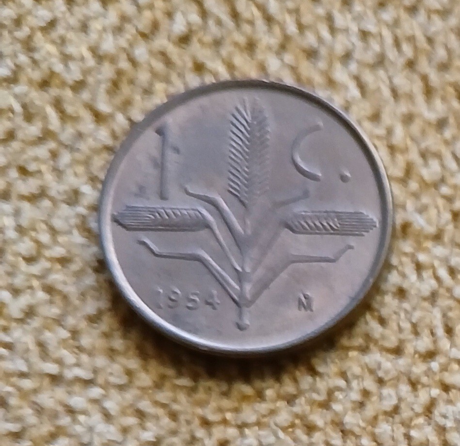 MEXICO - 1954 - ONE CENTAVO  - COIN - VF