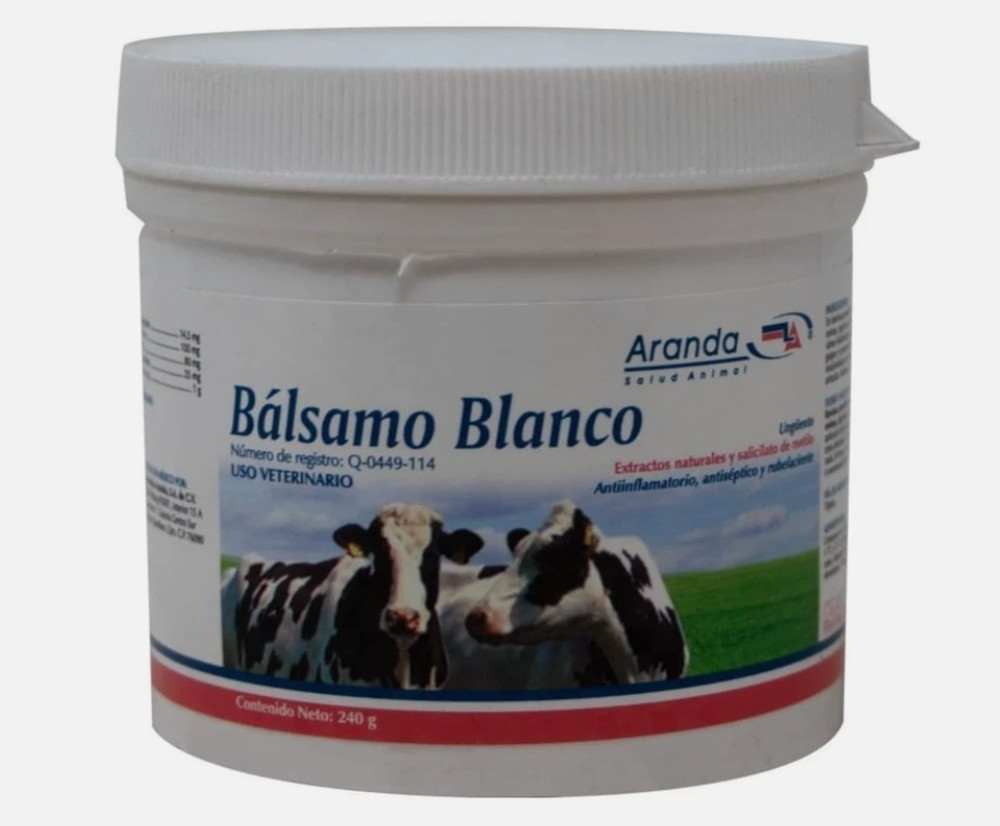 BALSAMO BLANCO  / WHITE OINTMNET  240 gm ARANDA from Mexico!!! original