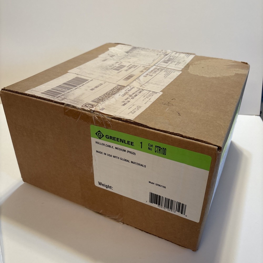 Greenlee CTR100 Medium Duty Cable Roller OPEN BOX NEW ROLLER FREE SHIPPING