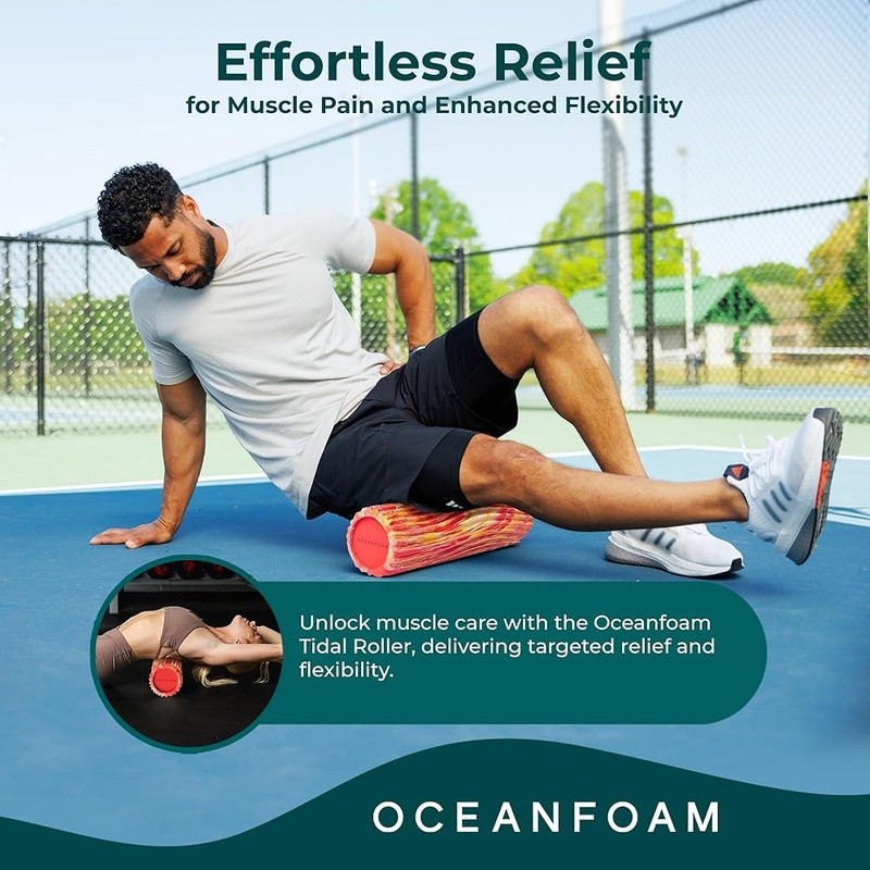High Density Foam Roller Deep Tissue Massage Muscle Recovery & Flexibility New