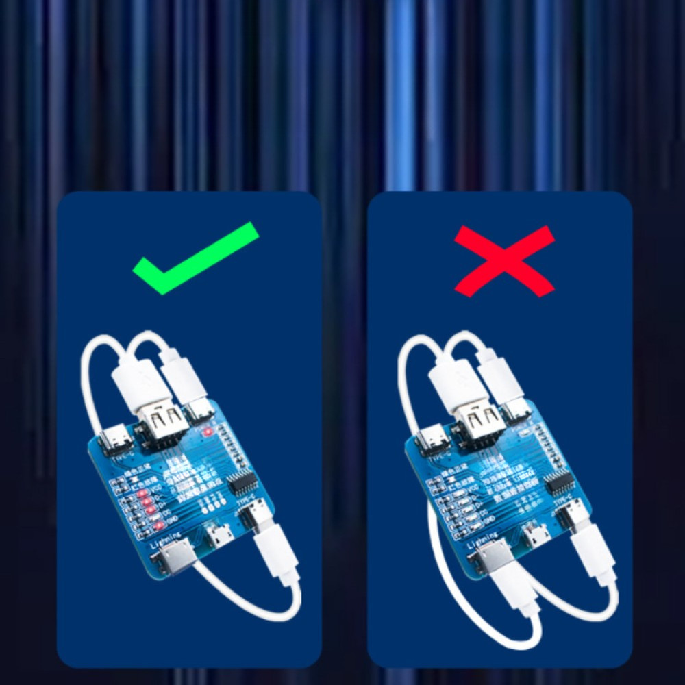Compact USB Cable Inspector for Fast Charging and Data Transmission Testing